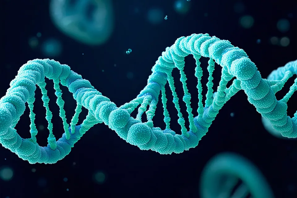 Molecular visualization of CRISPR-Cas9 ribonucleoprotein complex with guide RNA bound to target DNA strand